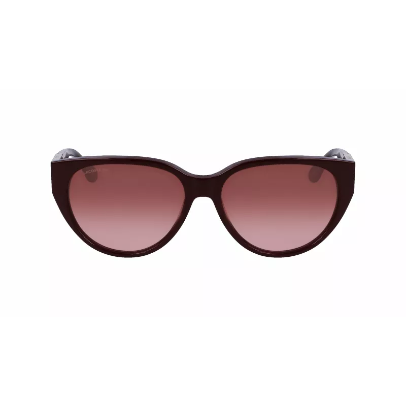 Lacoste moteriški akiniai nuo saulės L985S-603, bordo rėmelis, pilki gradientiniai lęšiai, 59 mm