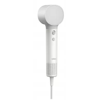 LAIFEN Hard Dryer NEO White - 110,000 RPM High-Speed Brushless Motor, 22 m/s Airflow, 1600W, Ionic Hair Dryer