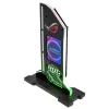 Lamptron Vertical GPU Holder with Display - Juodas