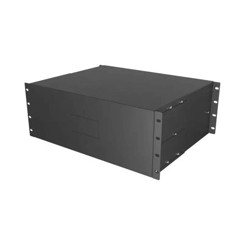 LANBERG 4U 19 colių fiksuota lentyna 360mm Juoda 90kg keliamoji galia