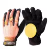 Landyachtz Slide Gloves M - Downhill Longboarding Pirštinės su UHMW-PE Slidžių Pagalvėlėmis, Juodos