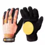 Landyachtz Slide Gloves M - Downhill Longboarding Pirštinės su UHMW-PE Slidžių Pagalvėlėmis, Juodos