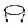 LANVIEW MO-SP10TW1 SFP+ tiesioginio prijungimo varinis kabelis, 10GbE, 1 m, pasyvus twinax, juodas (suderinamas su Allied Telesis SP10TW1)