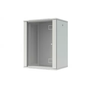LANVIEW Quick Assembly Flat pack 19 6U sieninis tinklo spintas, 19 colių, 600x450x320 mm, juodas (RWF16U45WH)