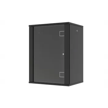 LANVIEW Quick Assembly Flat Pack 19 6U sieninis tinklo spintas – juodas (RWF16U45BL)