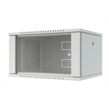 LANVIEW Quick Assembly Flat Pack 19 9U sieninis tinklo spintas, 600x450x500mm, juodas