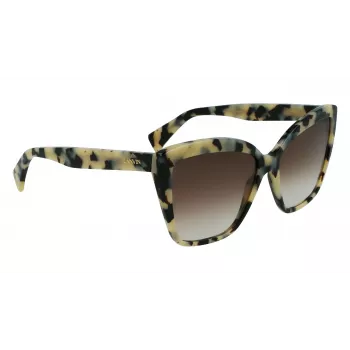 LANVIN Women's Butterfly Sunglasses LNV617S-272 Havana/Brown Gradient 59mm