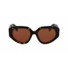 LANVIN moteriški akiniai nuo saulės LNV647S-234 Brown Havana Acetate 53mm