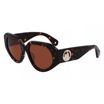 LANVIN moteriški akiniai nuo saulės LNV647S-234 Brown Havana Acetate 53mm