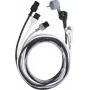 LAPP maitinimo laidas su Schuko kištuku ir IEC C13 lizdu, H05VV-F, 2,5 m, juodas, 10 A, 250 V 73222334