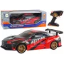 Didelis nuotoliniu būdu valdomas sportinis automobilis 1:10 raudonas Lean Toys