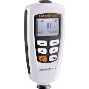 Laserliner CoatingTest-Master dangų storio matuoklis, 0-1250 µm, magnetinės indukcijos ir sūkurinių srovių, juodas/baltas 082.150A