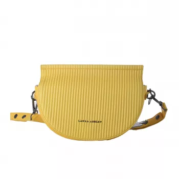 Laura Ashley Women's Band Yellow Crossbody Bag (23x15x9 cm)