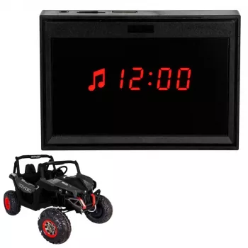 LCD muzikos pultelis automobiliui su baterija XMX603
