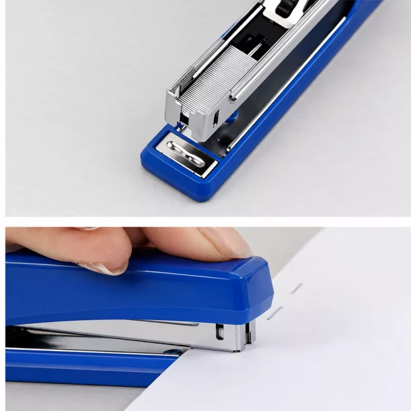 LEAN Blue Plastic Office Stapler iki 20 lapų 24/6 segtukams