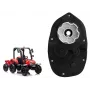 LEAN CARS 24V 12000 RPM variklis su reduktoriumi, skirtas BLT-206 važiuoklei