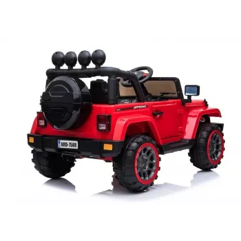 LEAN CARS akumuliatorinis automobilis Jeep BRD-7588 raudonas 4x4 7408
