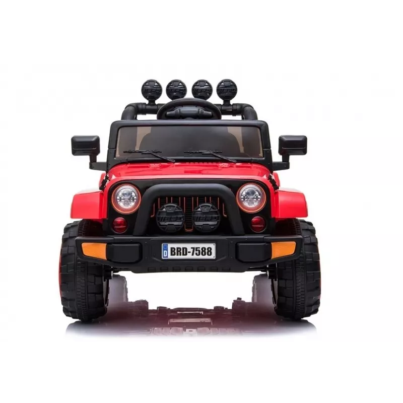 LEAN CARS akumuliatorinis automobilis Jeep BRD-7588 raudonas 4x4 7408