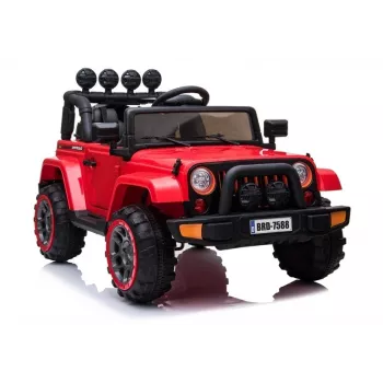 LEAN CARS akumuliatorinis automobilis Jeep BRD-7588 raudonas 4x4 7408