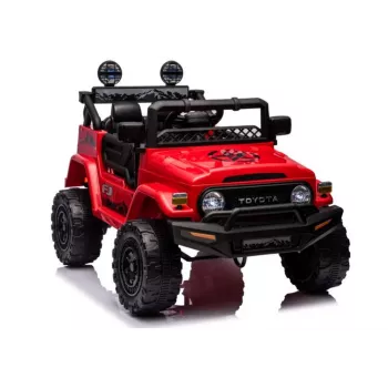 LEAN CARS baterijomis varomas automobilis Toyota FJ raudonas 4x4 15763