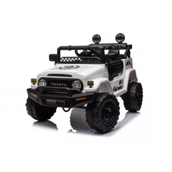 LEAN CARS baterijomis varomas automobilis Toyota FJ White 4x4