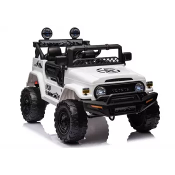 LEAN CARS baterijomis varomas automobilis Toyota FJ White 4x4