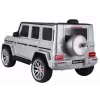 LEAN CARS baterijomis varomas automobilis Mercedes G63 S306-1 sidabrinis