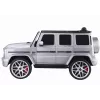 LEAN CARS baterijomis varomas automobilis Mercedes G63 S306-1 sidabrinis