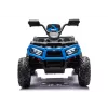 LEAN CARS Baterijomis varomas keturratis ATV su 6 ratais ir priekaba JC606 24V 4x4 mėlynas