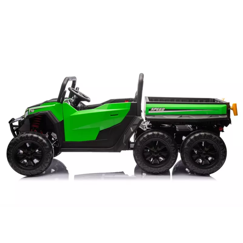 LEAN CARS Battery Operated Vehicle 6 Wheels XB-1038A 4x4 24V Green