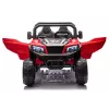 LEAN CARS baterijomis varoma transporto priemonė 6 ratai XB-1038A 4x4 24V raudona