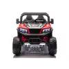 LEAN CARS baterijomis varoma transporto priemonė 6 ratai XB-1038A 4x4 24V raudona