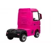 LEAN CARS baterijomis varomas automobilis Mercedes Actros Truck Pink 4x4 su MP3 LED Pilot