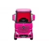 LEAN CARS baterijomis varomas automobilis Mercedes Actros Truck Pink 4x4 su MP3 LED Pilot