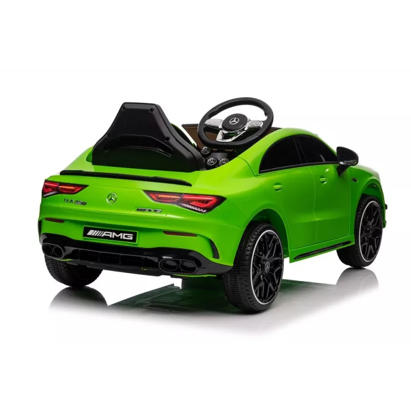 LEAN CARS baterijomis varomas automobilis Mercedes CLA 45s AMG Green 4x4