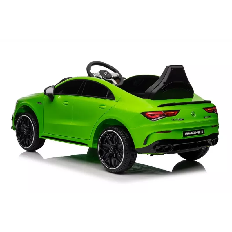 LEAN CARS baterijomis varomas automobilis Mercedes CLA 45s AMG Green 4x4