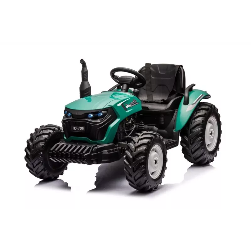 LEAN CARS akumuliatorinis važinėjamas traktorius HC-306 tamsiai žalias 24V