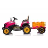 LEAN CARS baterijomis varomas traktorius BBH-030 rožinė