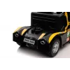 LEAN CARS baterijomis varomas sunkvežimis Mercedes XMX622 geltoni LED žibintai
