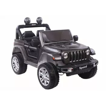 LEAN CARS elektrinis vaikiškas automobilis FT-938 sidabrinis dažytas 4x4