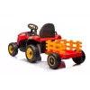 LEAN CARS BBH-030 Raudonas akumuliatorinis traktorius