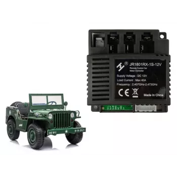 LEAN CARS Centrinis modulis JR1801RX-1S-12V, skirtas JH101 – 12V 2.4GHz valdiklio plokštė