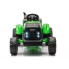 LEAN CARS CH9959B baterijomis varomas traktorius su priekaba, šviesiai žalias, 24V