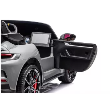 LEAN CARS DK-P911 Porsche GT3 24V vaikiškas automobilis su nuotolinio valdymo pultu, pilka