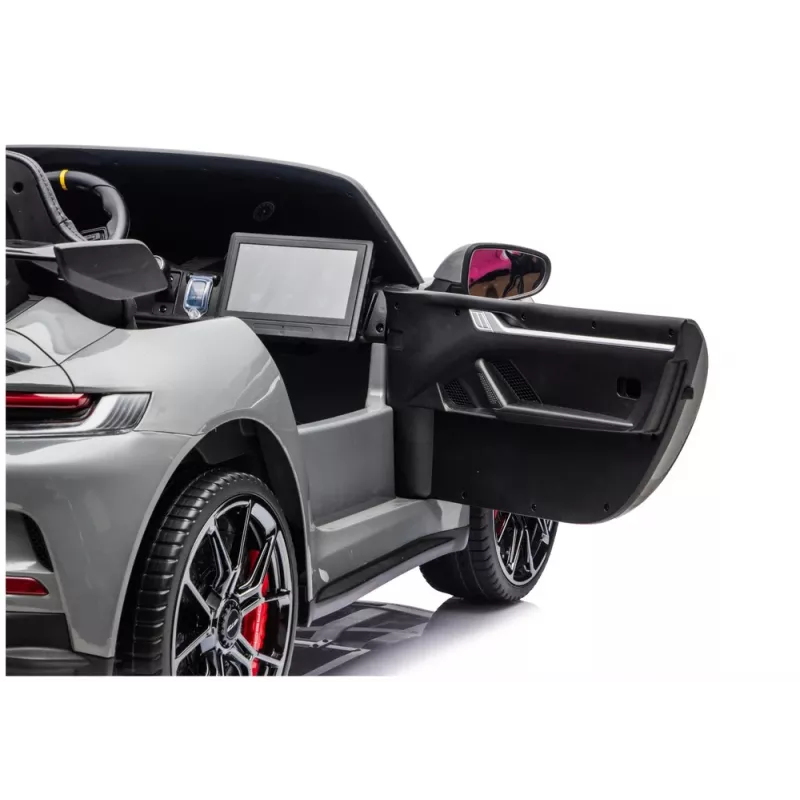 LEAN CARS DK-P911 Porsche GT3 24V vaikiškas automobilis su nuotolinio valdymo pultu, pilka