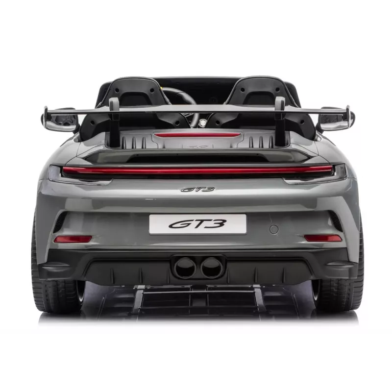 LEAN CARS DK-P911 Porsche GT3 24V vaikiškas automobilis su nuotolinio valdymo pultu, pilka