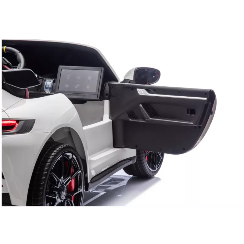 LEAN CARS DK-P911 Porsche GT3 24V elektrinis automobilis vaikams baltas