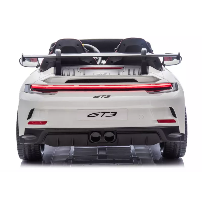 LEAN CARS DK-P911 Porsche GT3 24V elektrinis automobilis vaikams baltas