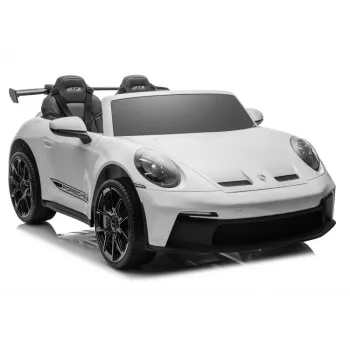 LEAN CARS DK-P911 Porsche GT3 24V elektrinis automobilis vaikams baltas