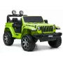 LEAN CARS Electric Ride On Jeep Rubicon 4x4 Green